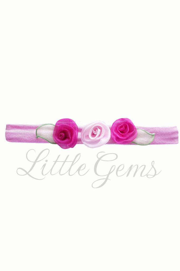 X Headband Baby Belle Pink